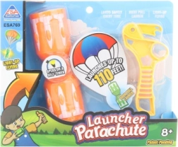Lanceerbare parachute met lichteffecten