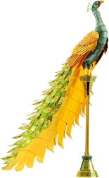 Metalen 3D-model van een pauw – METAL EARTH ICONX