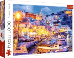 Puzzel 1000 stukjes - Trefl: Eiland Procida ’s nachts, Italië