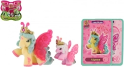Filly Butterfly familiefiguren – set van 2 pluche paardjes met accessoires