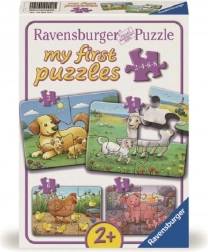 Mijn eerste puzzel Dierenfamilies op de boerderij