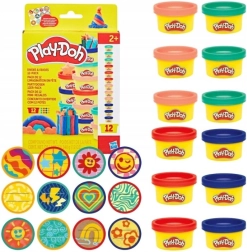 Play-Doh boetseerklei-set in 12 potjes