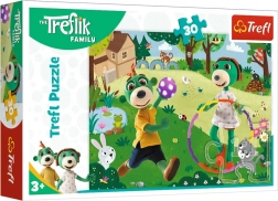 Puzzel 30 stukjes – De Familie Treflik: Actieve dag