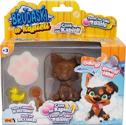 Badpuppy met modder – Corgi wit-geel, herhaaldelijk afwasbaar speelgoed
