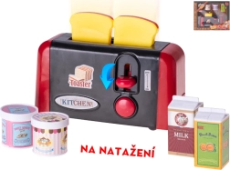 Kinder-opwindbroodrooster met accessoires