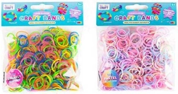 Craft Bands elastiekjes – kleurenmix voor het weven van armbandjes