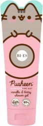 Pusheen The Cat douchegel en shampoo 2-in-1 met de geur van vanille en bosvruchten 240 ml