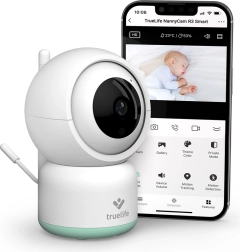 Video-babyfoon TrueLife NannyCam R3 Smart met Full HD en Wi‑Fi