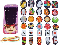 Lucy & Leo magische houten rijgset