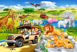 Castorland puzzel Avontuur op safari MAXI 40 stukjes