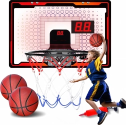 Interactieve basketbalring 3-in-1 met LCD-scoreteller
