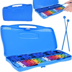 Chromatische kinderglockenspiel in koffer