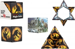 Magnetische dinosaurus-puzzelkubus, plastic, 6 cm