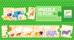Lang puzzel voor kinderen, 10 stukjes van DJECO