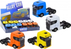 Metalen vrachtwagen 1:32 zonder oplegger met kantelbare cabine, licht en geluid