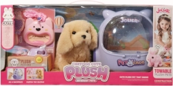Diertje – pluchen hondje met accessoires - 1 stuk