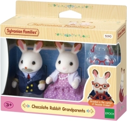 Sylvanian Families grootouders van konijnen met chocoladeoortjes