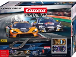 Carrera Digital 132 Victory Circuit racebaan 7,3 m met McLaren 720S GT3 en Audi R8 LMS GT3