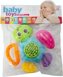 Sensorisch babyspeeltje – schildpad rammelaar