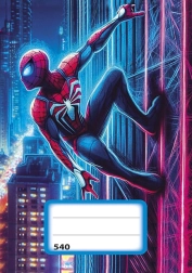 Schrift A5 ongelinieerd met superheldmotief