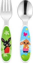 Bing kinderbestek met vork en lepel