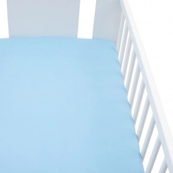 jersey hoeslaken voor ledikant new baby 120 × 60 blauw