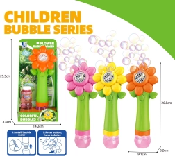 Bellenblaas zonnebloem met lichteffecten 100 ml