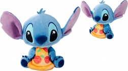 pluchen Disney Stitch met pizza 25 cm
