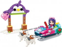 Qman Cherry hondenslede uit Alaska bouwset