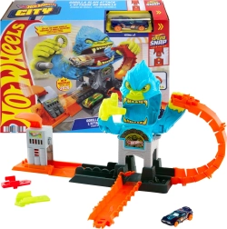 Hot Wheels City Hongerige Gorilla – Gorilla Slam – racebaan met autootje