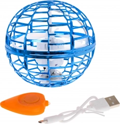 Vliegende bal met gebarenbediening en LED-verlichting – Blauw