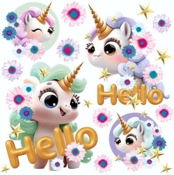 strijkafbeeldingen pony world – set 15 × 21 cm