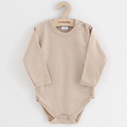 babyromper met volledige opening New Baby Classic II lichtbeige