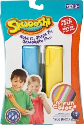 Skwooshi creatieve set – 2 boetseerklei en vormpjes van vervoersmiddelen