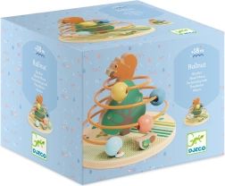 Houten kralendoolhof RollNut van DJECO