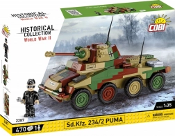Bouwset gepantserde verkenningswagen Sd.Kfz. 234/2 Puma 1:35 (COBI)