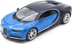 rc auto bugatti chiron 1:14 met led en 2,4 ghz van rastar – blauw