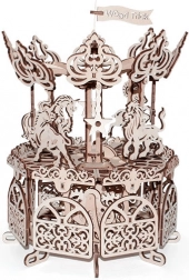 Houten 3D-puzzel WOOD TRICK draaimolen