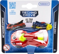 mini autootje technodrive ultra auto – metalen model 7,6 cm
