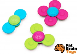 Fat Brain WhirlySquigz spinners voor kinderen, 3 stuks