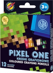 ASTRA kaolien krijtjes PIXEL ONE, 12 stuks