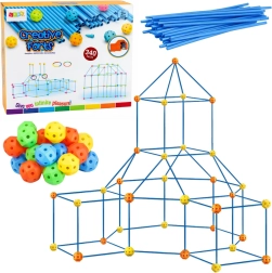 Creatieve buizenconstructieset voor ruimtelijke bouwwerken, 340 delen