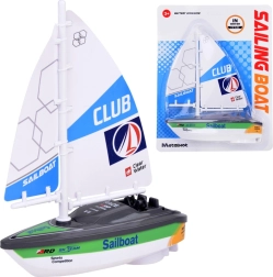 Kleurige zeilboot voor in het water op batterijen – Kleurig