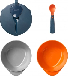 Kommetjes voor gemakkelijk opscheppen met deksel en lepeltje Tommee Tippee Explora, 2 stuks