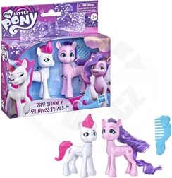 My Little Pony set paardjes Zipp Storm en Princess Petals BFF Adventure