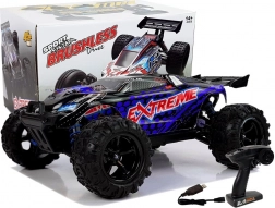 RC auto 1:18 off-road 4x4 blauw ENOZE, snelheid 45 km/u