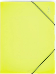 Map met elastiek A4, ondoorzichtig, limegroen