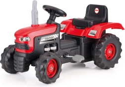 Grote rode traptractor Dolu