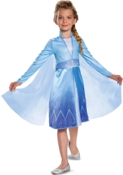 Kinderkostuum prinses Elsa – Blauw