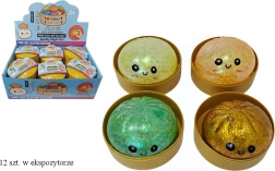Antistress knijpfiguur dumpling met glitters